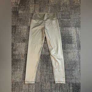 Aerie shiny green/kaki Leggings